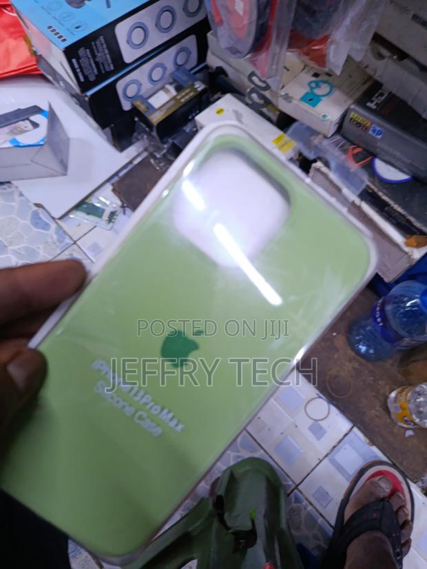 Andate iPhone 13 Pro Max Matcha Green Liquid Silicone Case With Lining - thumbnail 2