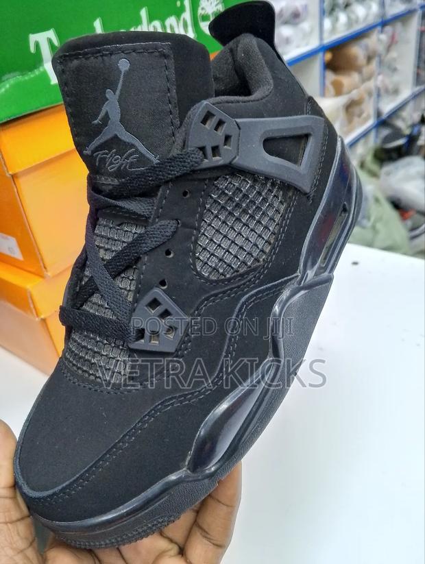 Air Jordan 4 Black Cat – All Black, Premium Iconic Style