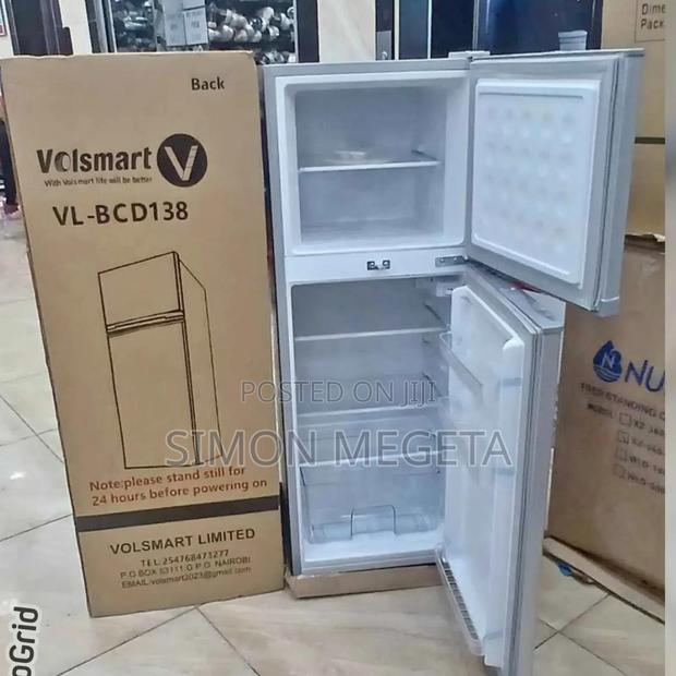 In Stock Volsmart 138 Litres Double Door Fridge