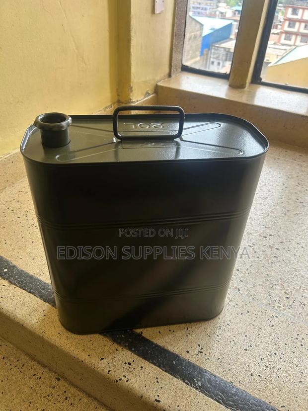 Fuel Tank 20l Fuels Jerry Can 20 Litres Metallic Storage Tins