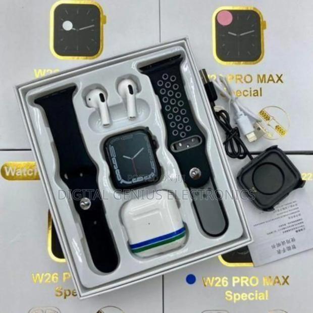 2 in 1- Strap Smart Watch With Earpods
