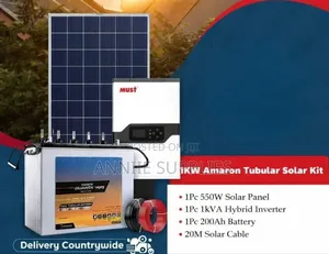 550w Solar+1kva Hybrid Inverter+200ah Tubular