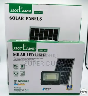 Jsot 300w Solar Led Flood Light - Ip67 Waterproof CCT Switchable