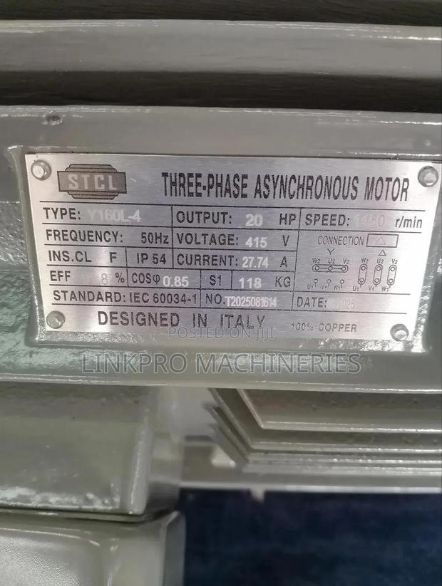 Three Stcl Motor Low Speed 20hp - thumbnail 2