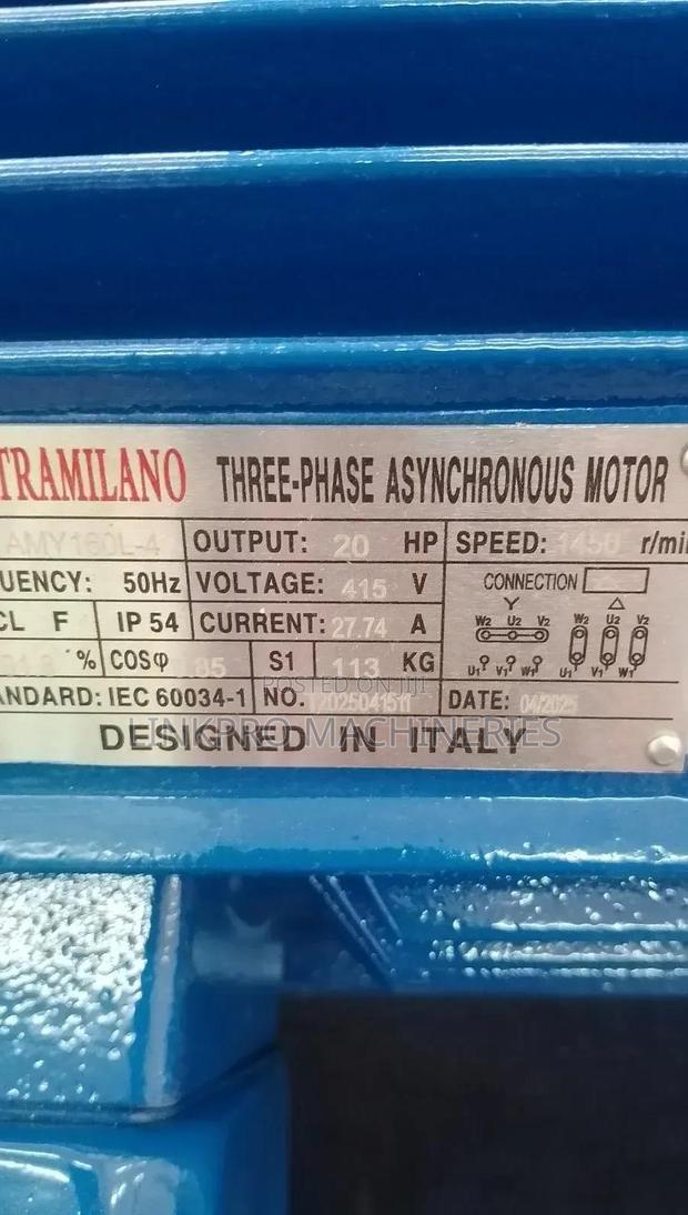 20hp Three Phase Astramillano Low Speed Motor - thumbnail 2