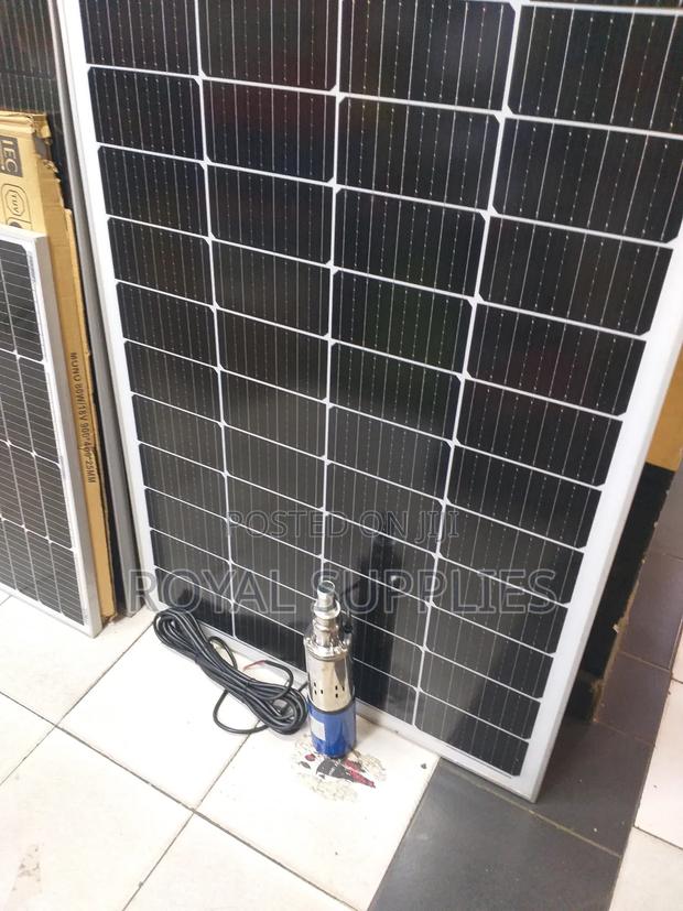 50m Solar Submersible Pump Plus Solar Panel - main view