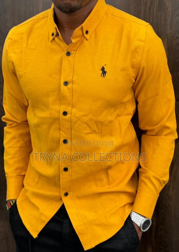 Long Sleeve Polo Shirts - thumbnail 2