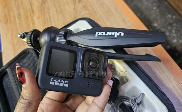 Go Pro Hero 9 Used With Selfie Stick Stand