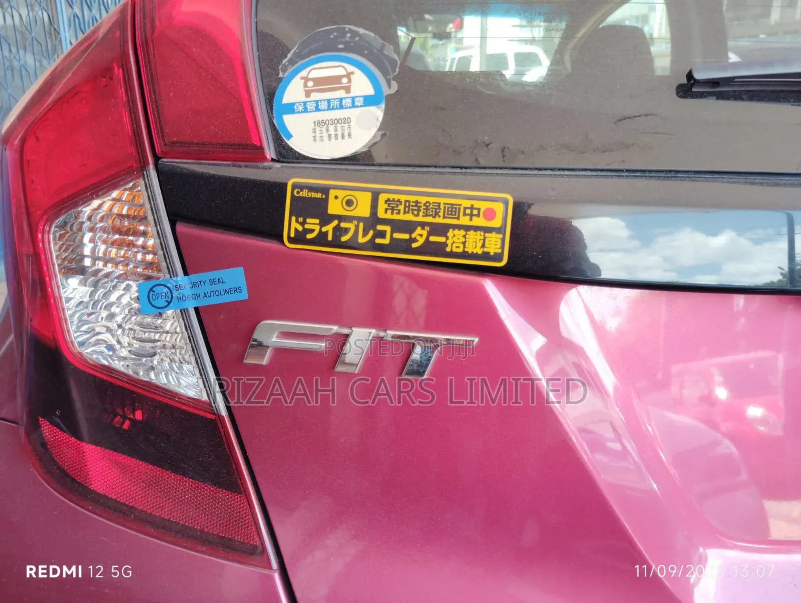 Honda Fit 2018 Maroon