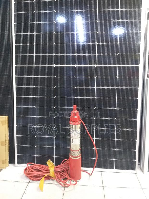 Rutan 50m Solar Submersible Water Pump + 500w Panels