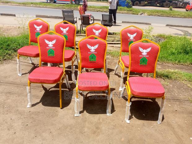 Branded Red Low Duty Banquet Chairs - main view