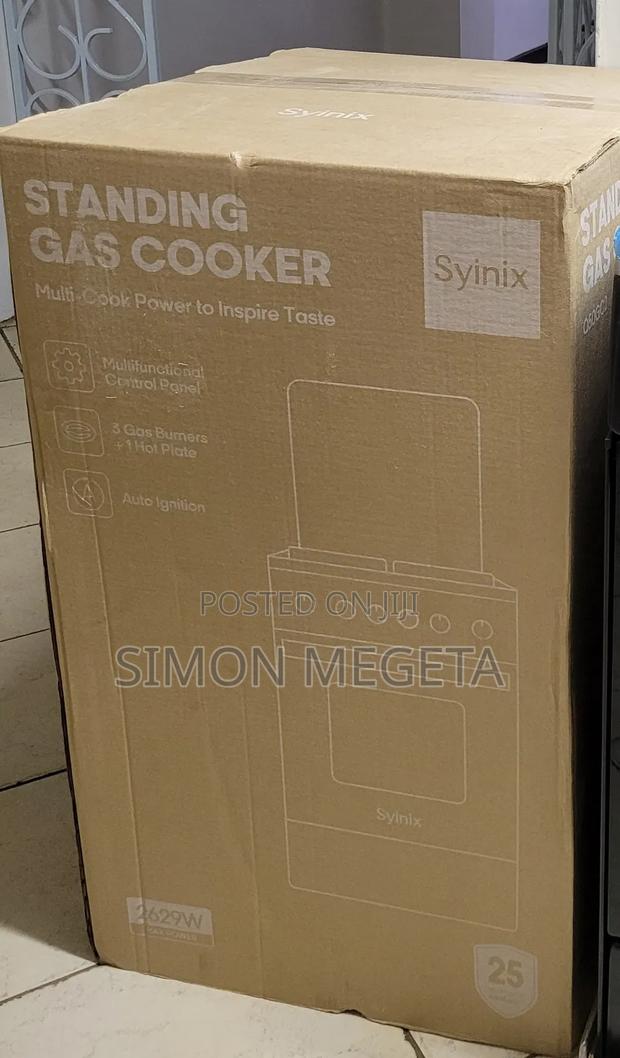  Now Available Syinix 50×50 Standing Cooker Featuring Electric Oven