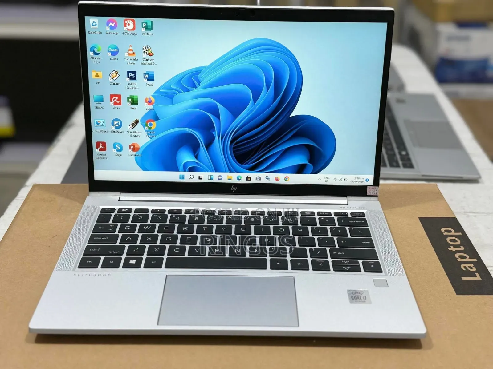 New Laptop HP EliteBook 840 G7 8GB Intel Core i7 SSD 512GB