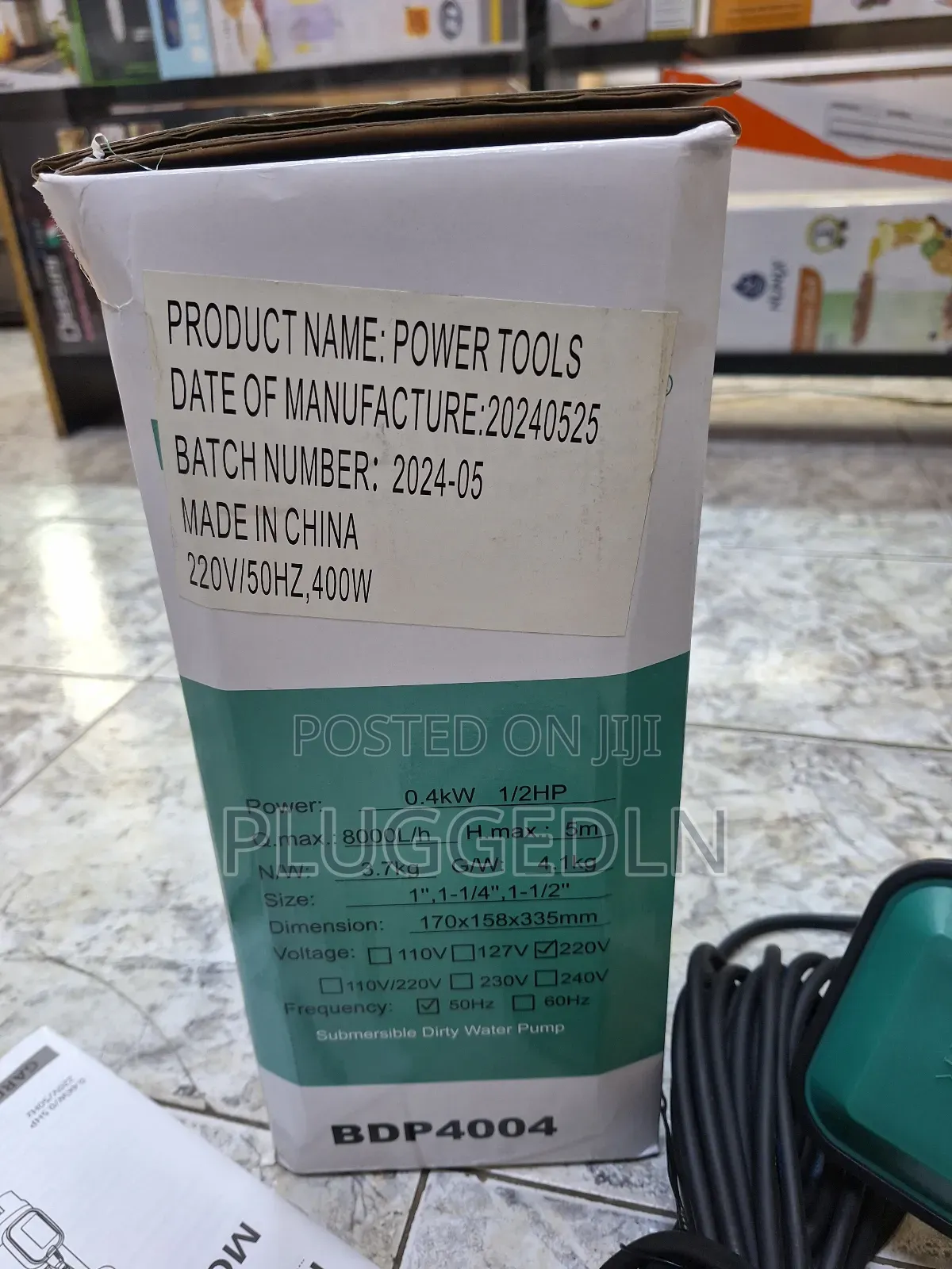 Nevisimige Submersible Dirty Water Pump (Model Bdp4104)