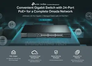 Tp-Link Omada Jetstream 28-Port Gigabit L2+ Managed Switch Tl-Sg3428mp