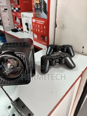 1800 Flexible Projection Angle Gaming Projector Two Gaming Consoles