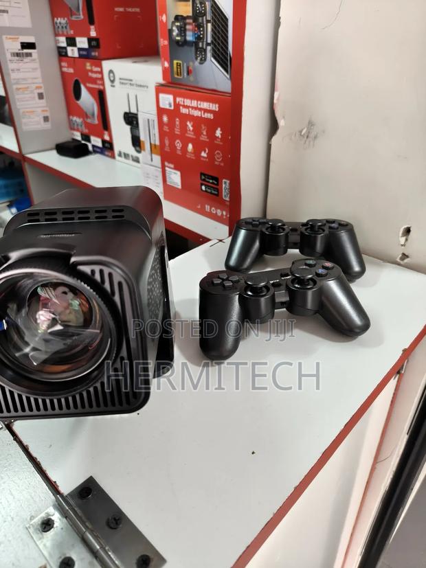 1800 Flexible Projection Angle Gaming Projector Two Gaming Consoles - thumbnail 2