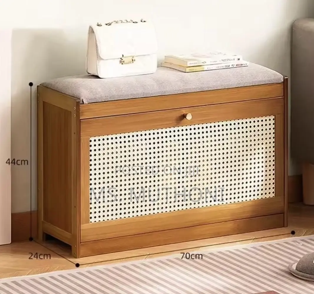 Diy Entry Way Wooden Bucket Flip With Stool Shoe Cabinet*