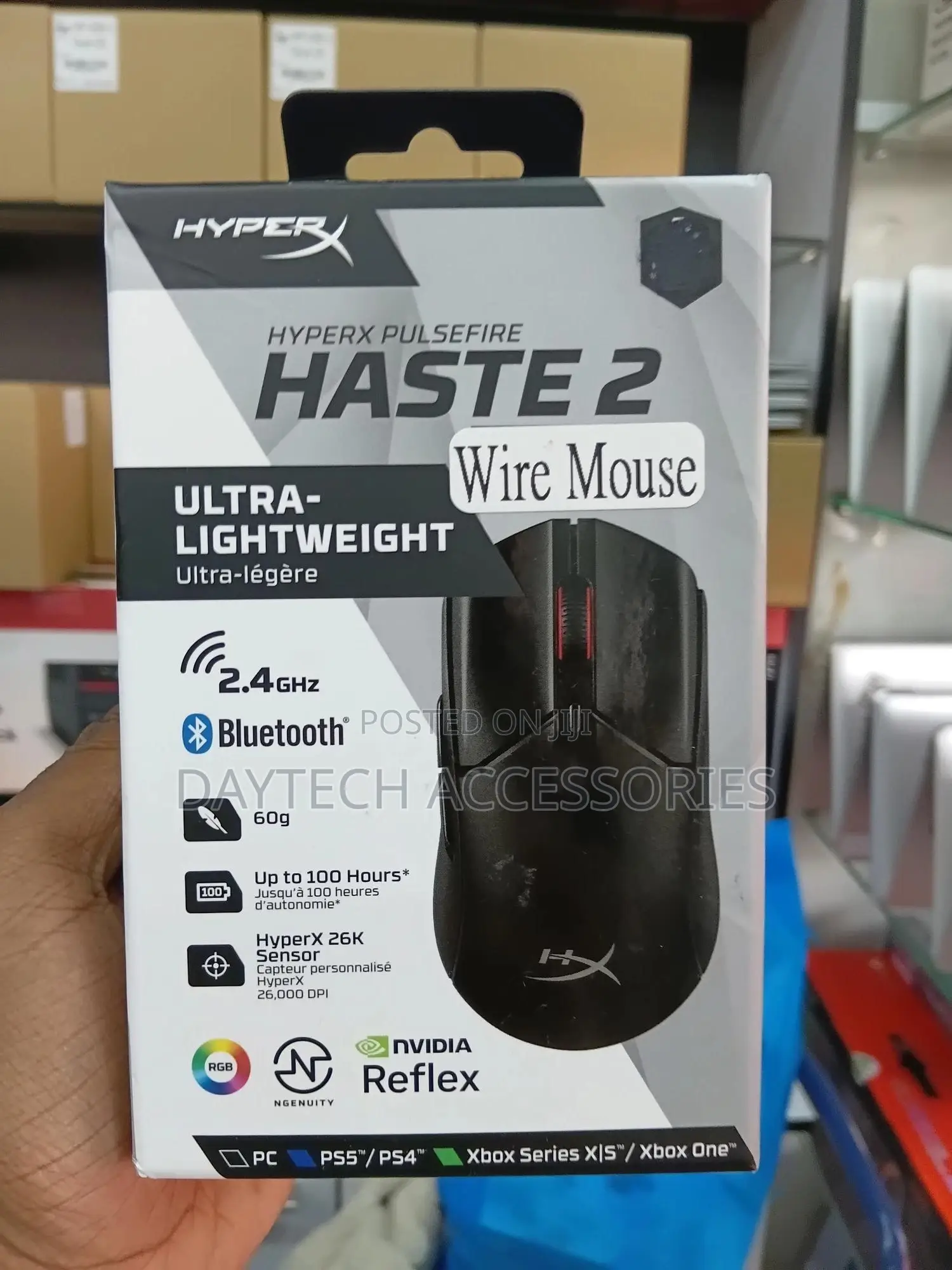 Hyperx - Pulsefire Haste 2 Lightweight Wireless Optical Gaming Mouse