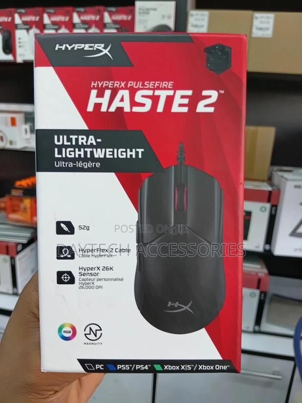 Hyperx - Pulsefire Haste 2 Lightweight Wired Optical Gaming Mouse - thumbnail 2