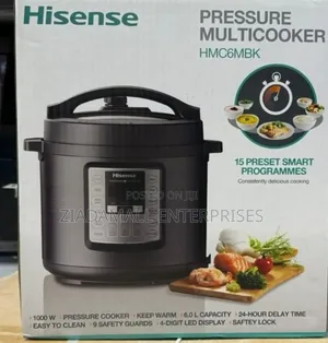 Hisense Pressure Cooker 6 Litres Smart Cooking Companion