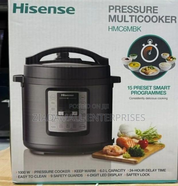 Hisense Pressure Cooker 6 Litres Smart Cooking Companion