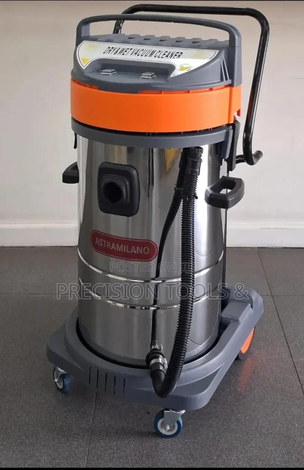 Astramilano Vacuum Cleaner Wet and Dry 100 Litres With 2 Switches