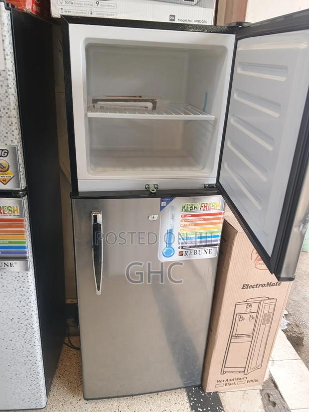 Gray Double Door Fridge - thumbnail 2