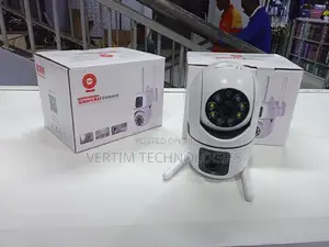 V380 Dual Lens Wall Mounted Wifi Nanny Camera 2way Audio