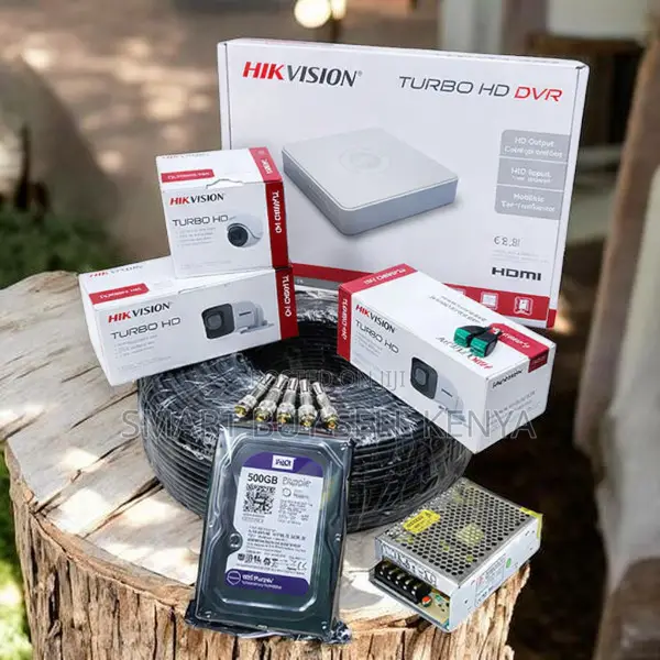 Hikvision 3 1080p Full Hd 2mp Durable Build CCTV Cameras Complete Kit