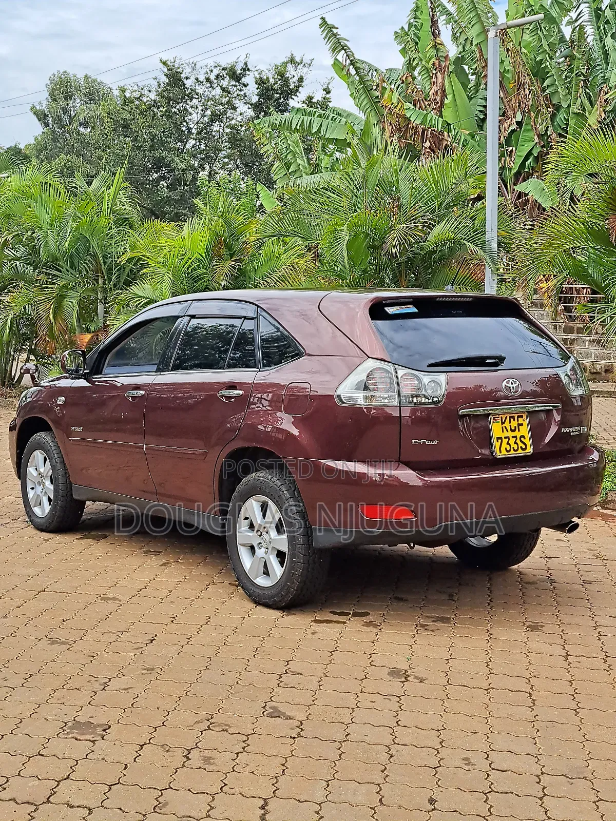 Toyota Harrier 3.3 Hybrid 4WD 2008 Maroon