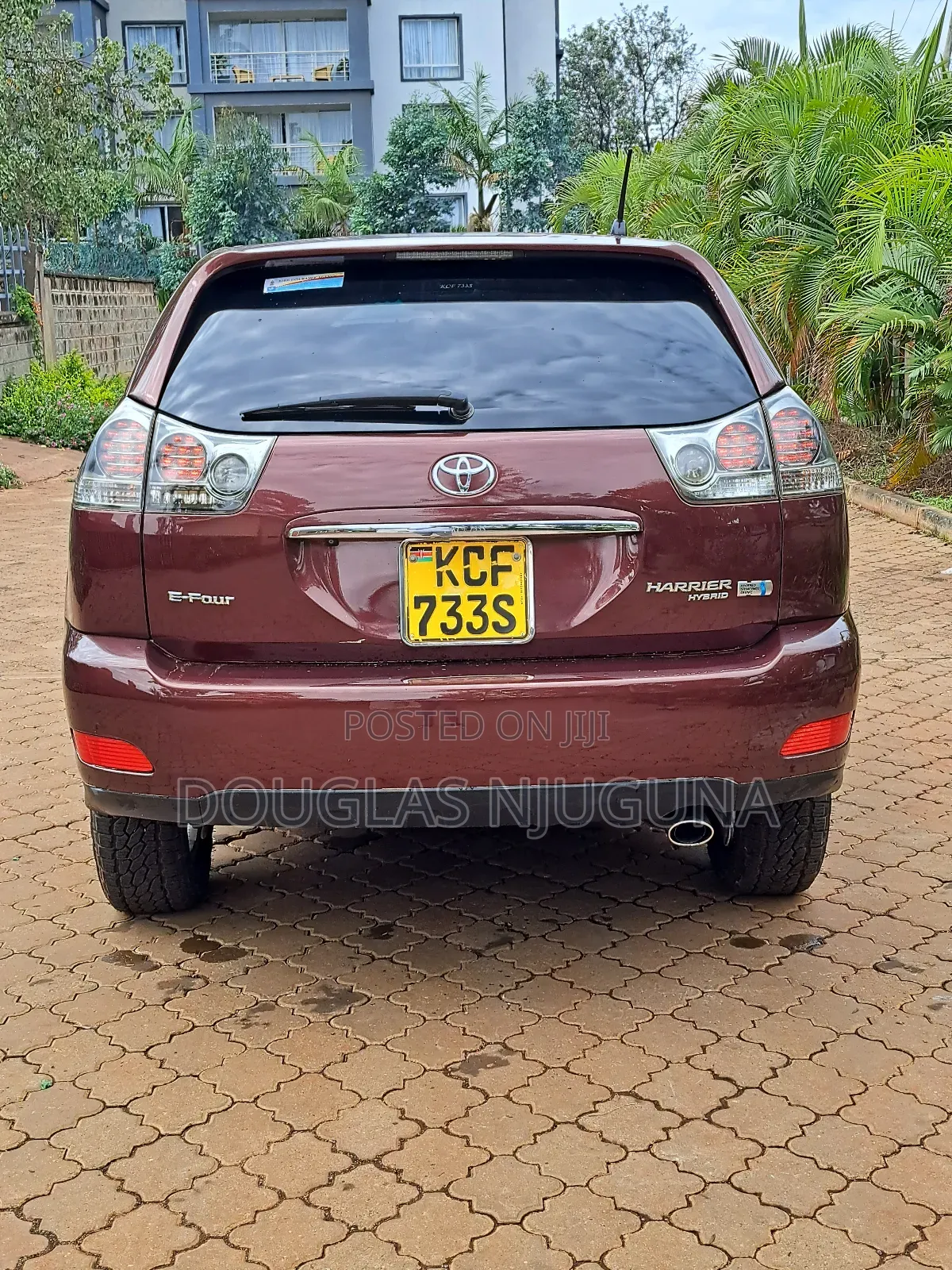 Toyota Harrier 3.3 Hybrid 4WD 2008 Maroon