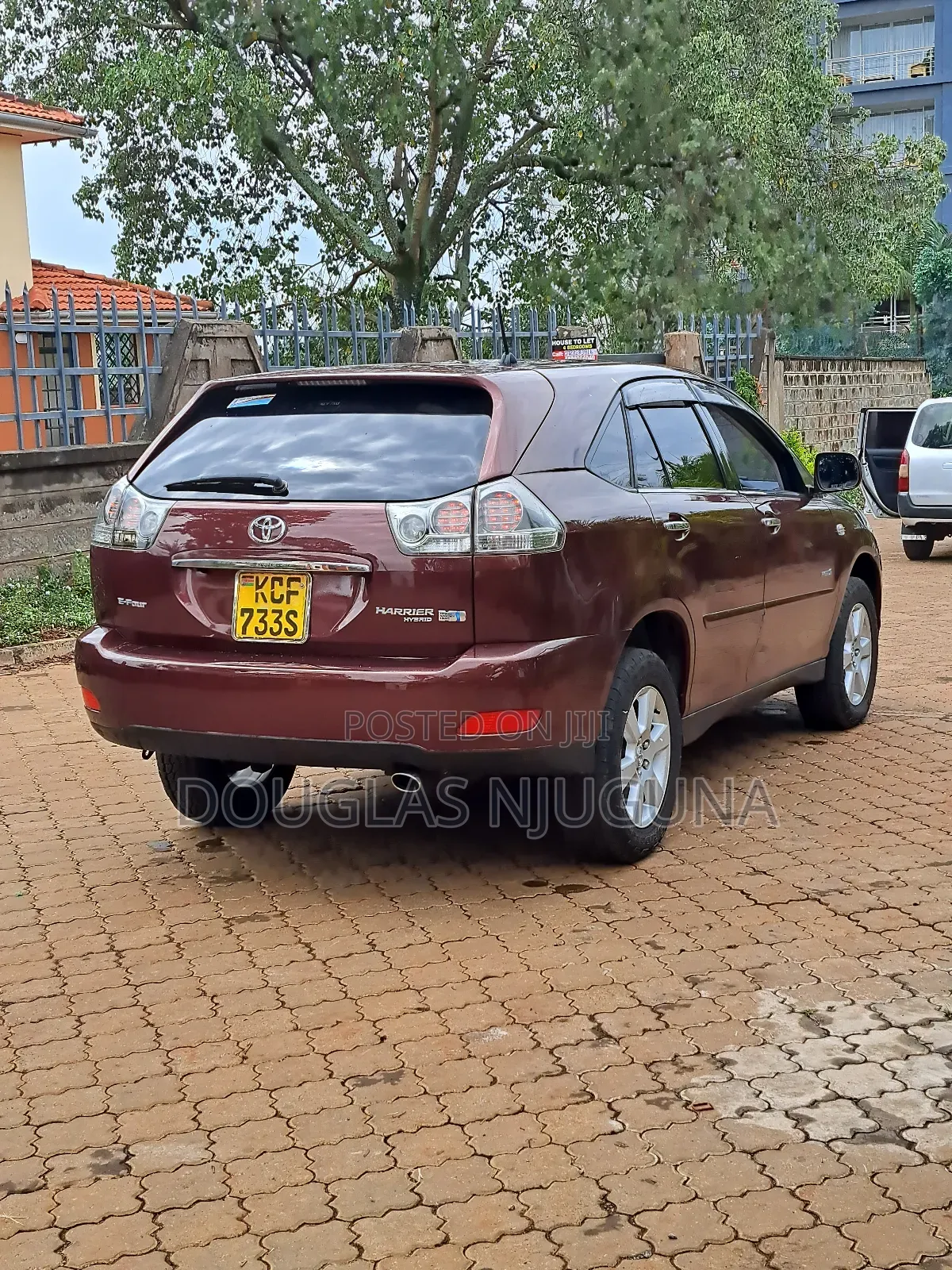 Toyota Harrier 3.3 Hybrid 4WD 2008 Maroon