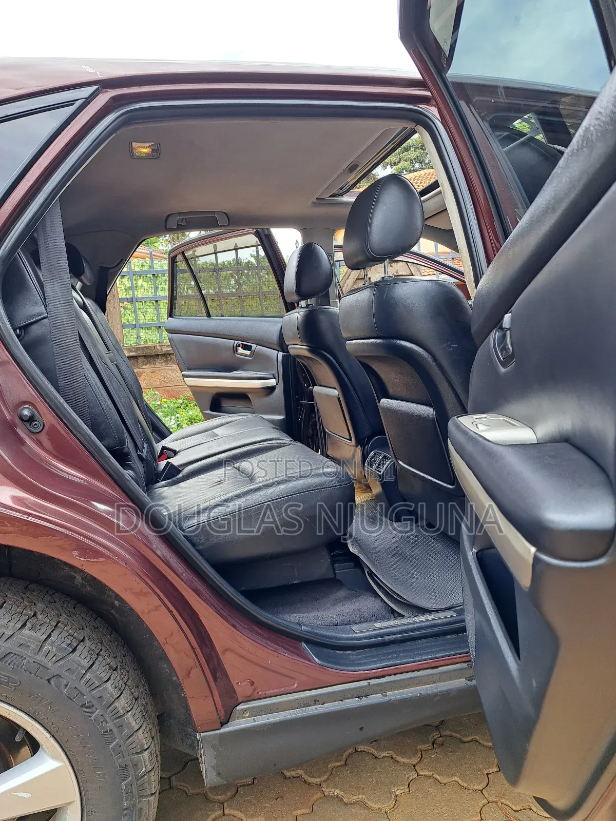 Toyota Harrier 3.3 Hybrid 4WD 2008 Maroon