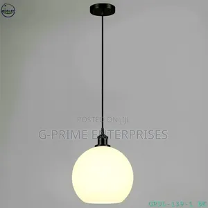 Glass Globe Round Pendant Light