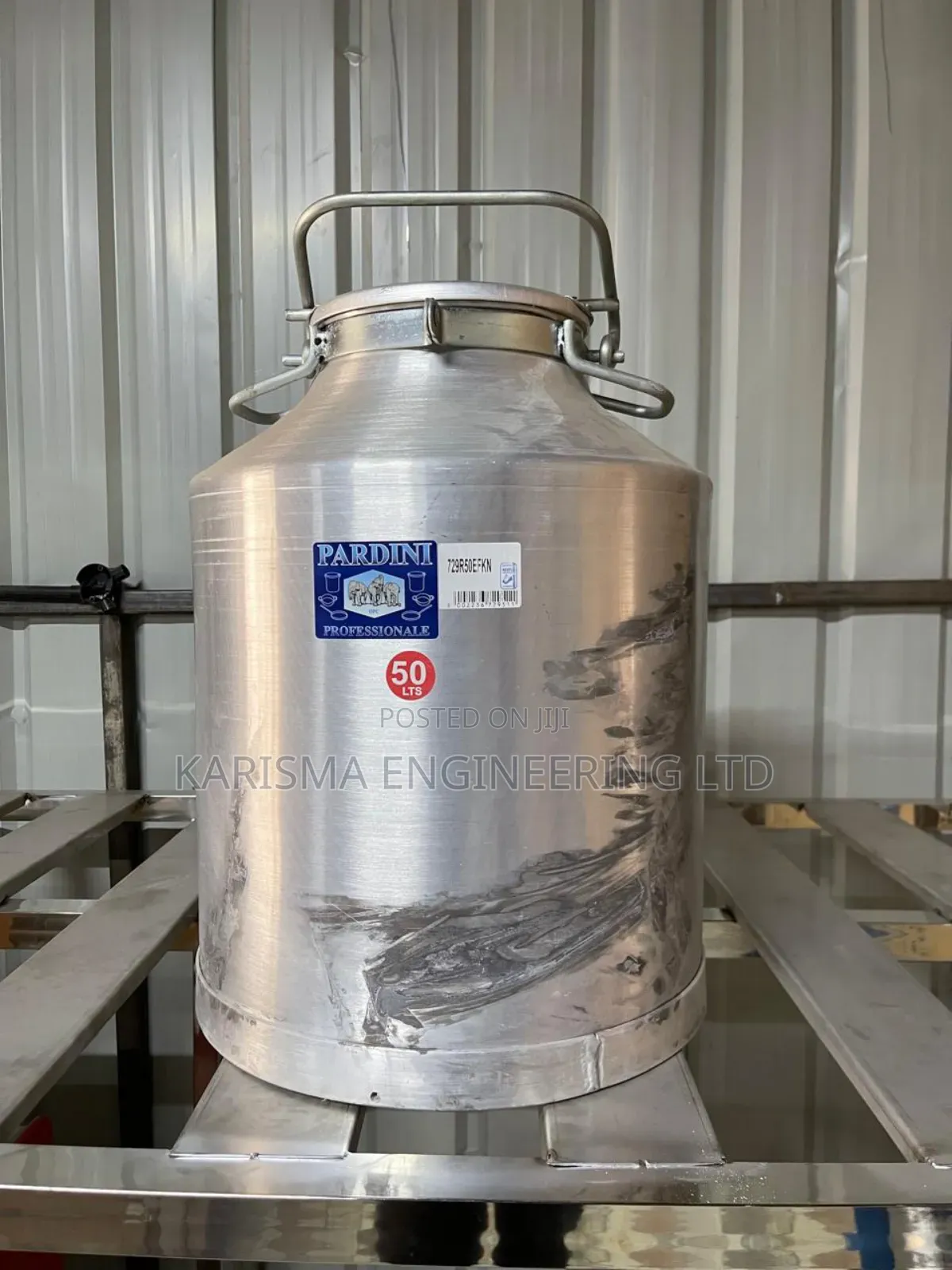 Pardini 50-Liter Aluminum Milk