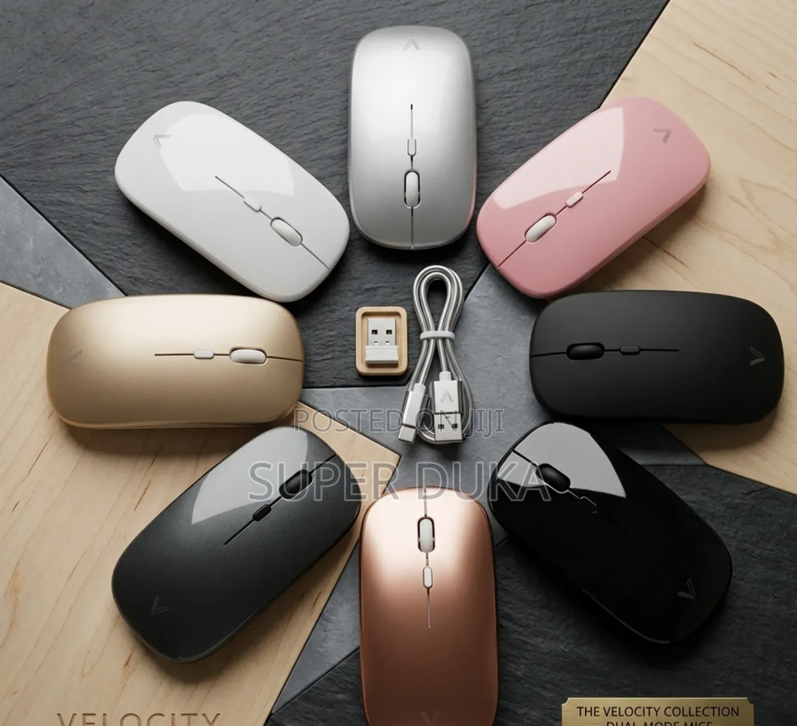 Velocity Dual Mode Wireless Rechargeable Mouse.