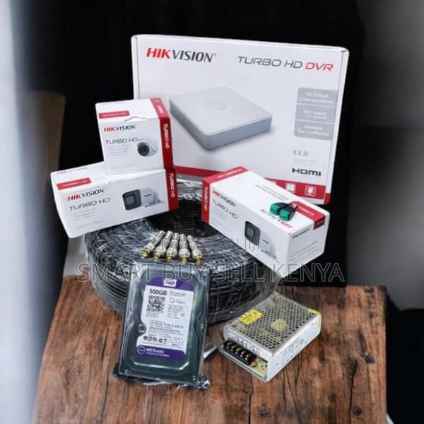 Hikvision 3 1080p Full Hd 2mp Outdoor Use CCTV Cameras Full System Kit