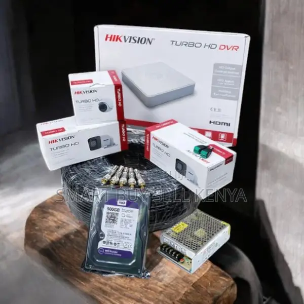 Hikvision 3 1080p Hd 2mp Smart Ir Vision CCTV Cameras Full System Kit