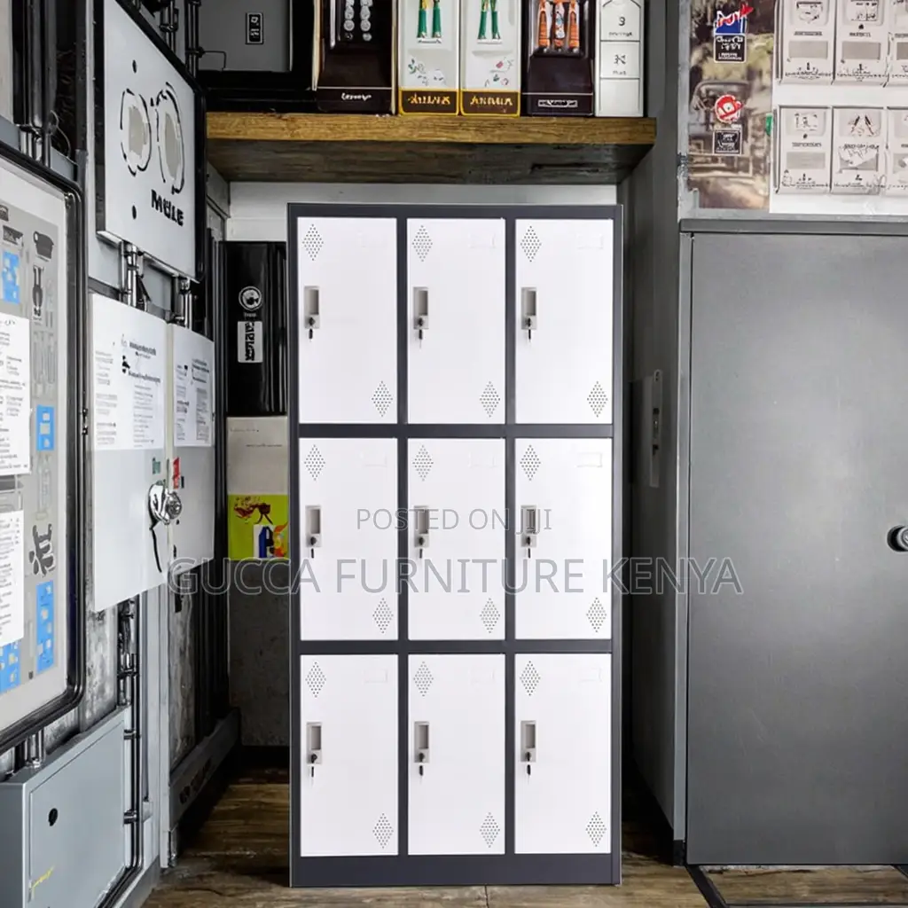 9-Door's Filling Gym Storage Locker Cabinet