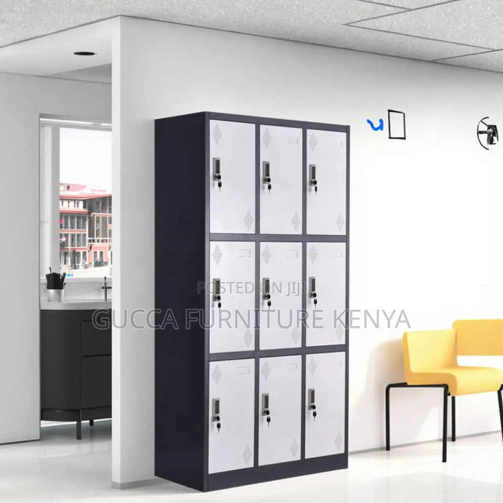 9-Door's Filling Gym Storage Locker Cabinet