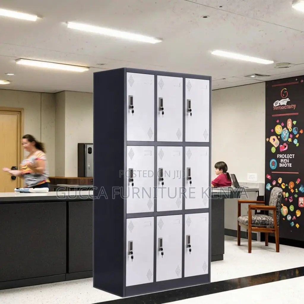 9-Door's Filling Gym Storage Locker Cabinet