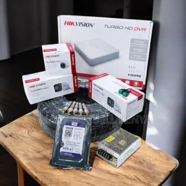 Hikvision 3 1080p Hd 2mp 1080p Resolution CCTV Cameras Full System Kit