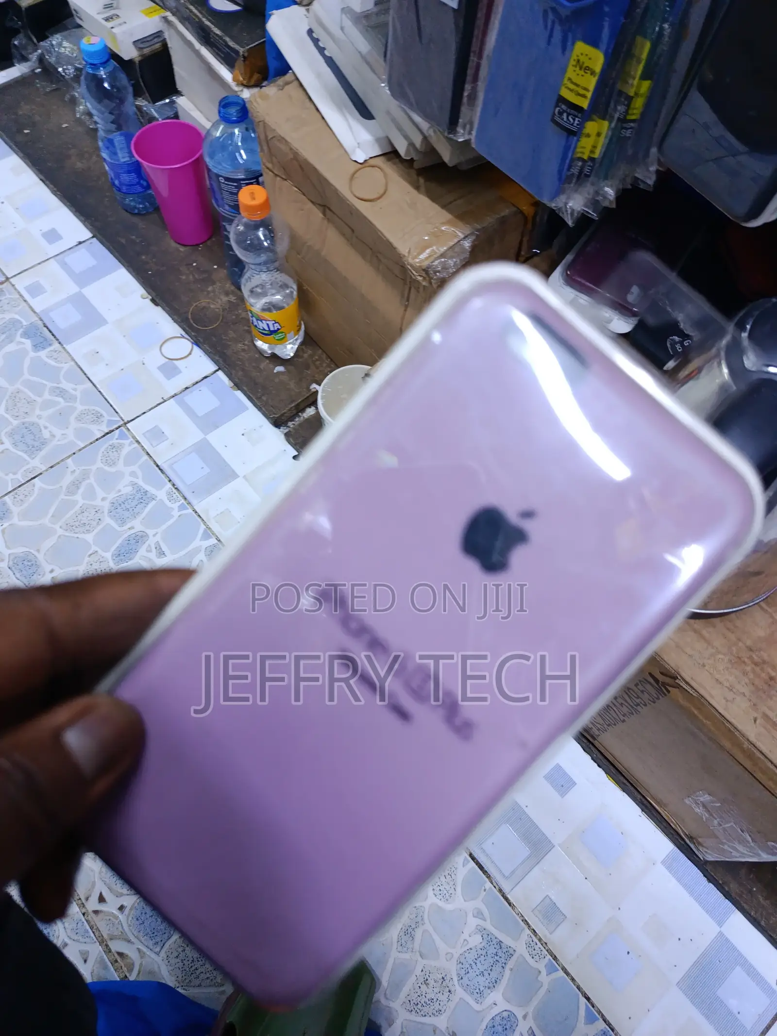 Blass iPhone 6s Plus Liquid Silicone Case With Cloth Lining -Purple