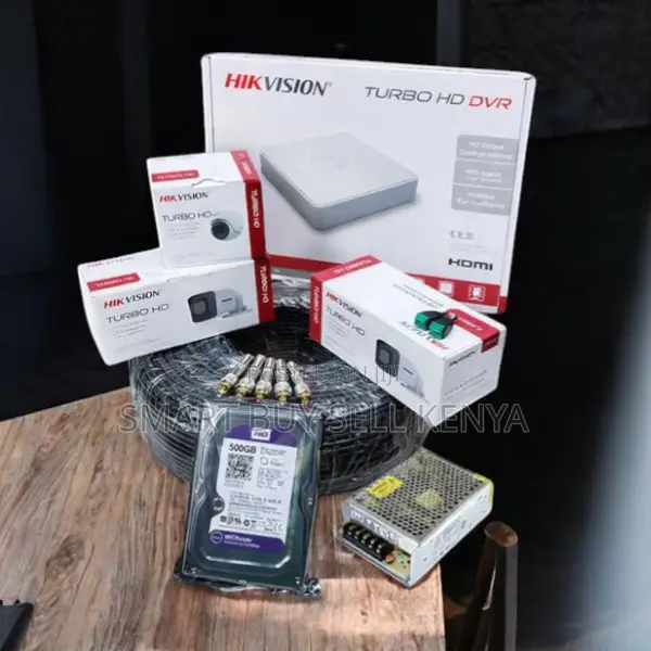 Hikvision 3 1080p Hd 2mp Weatherproof CCTV Cameras Complete System Kit