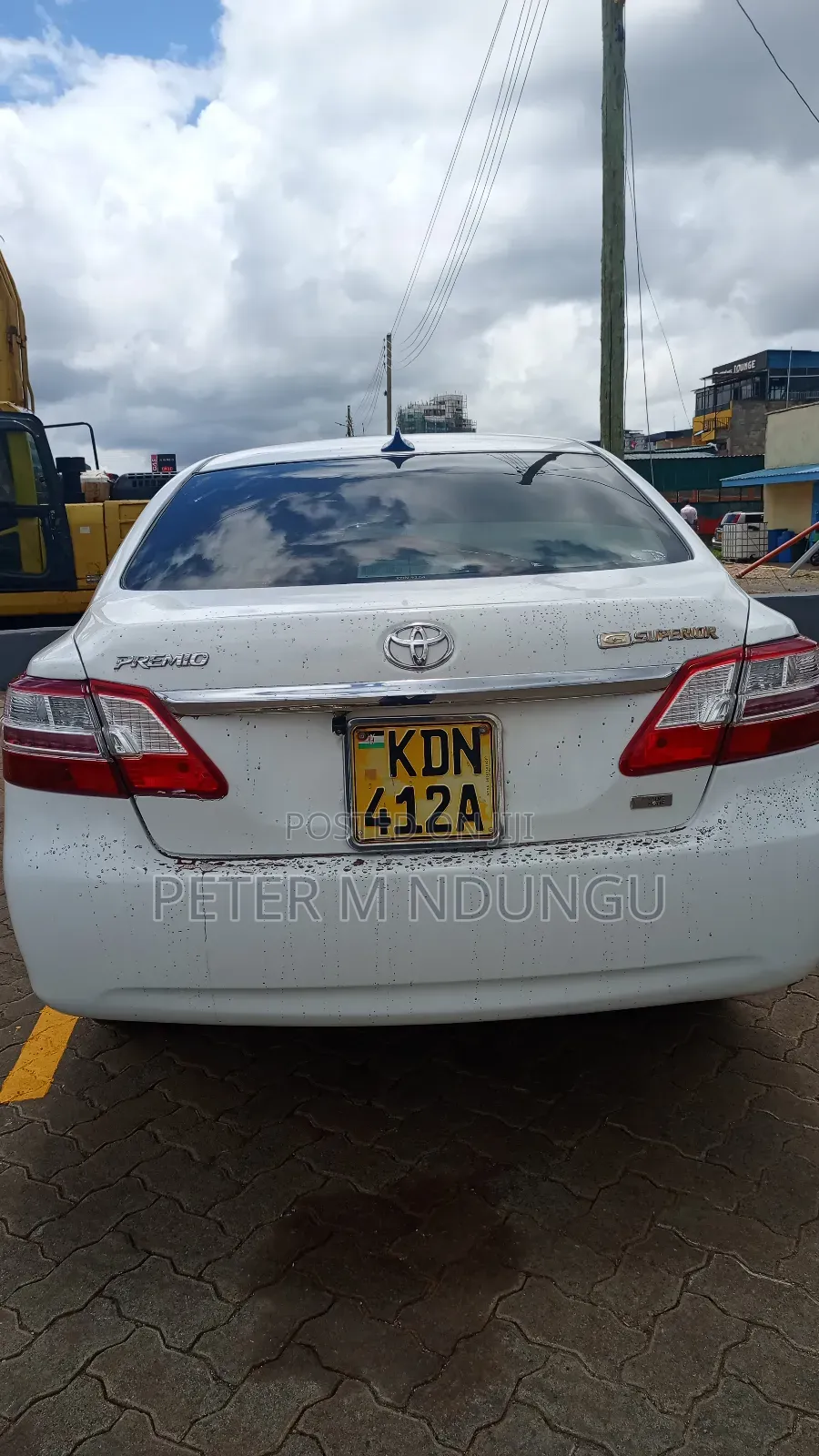 Toyota Premio 2015 White
