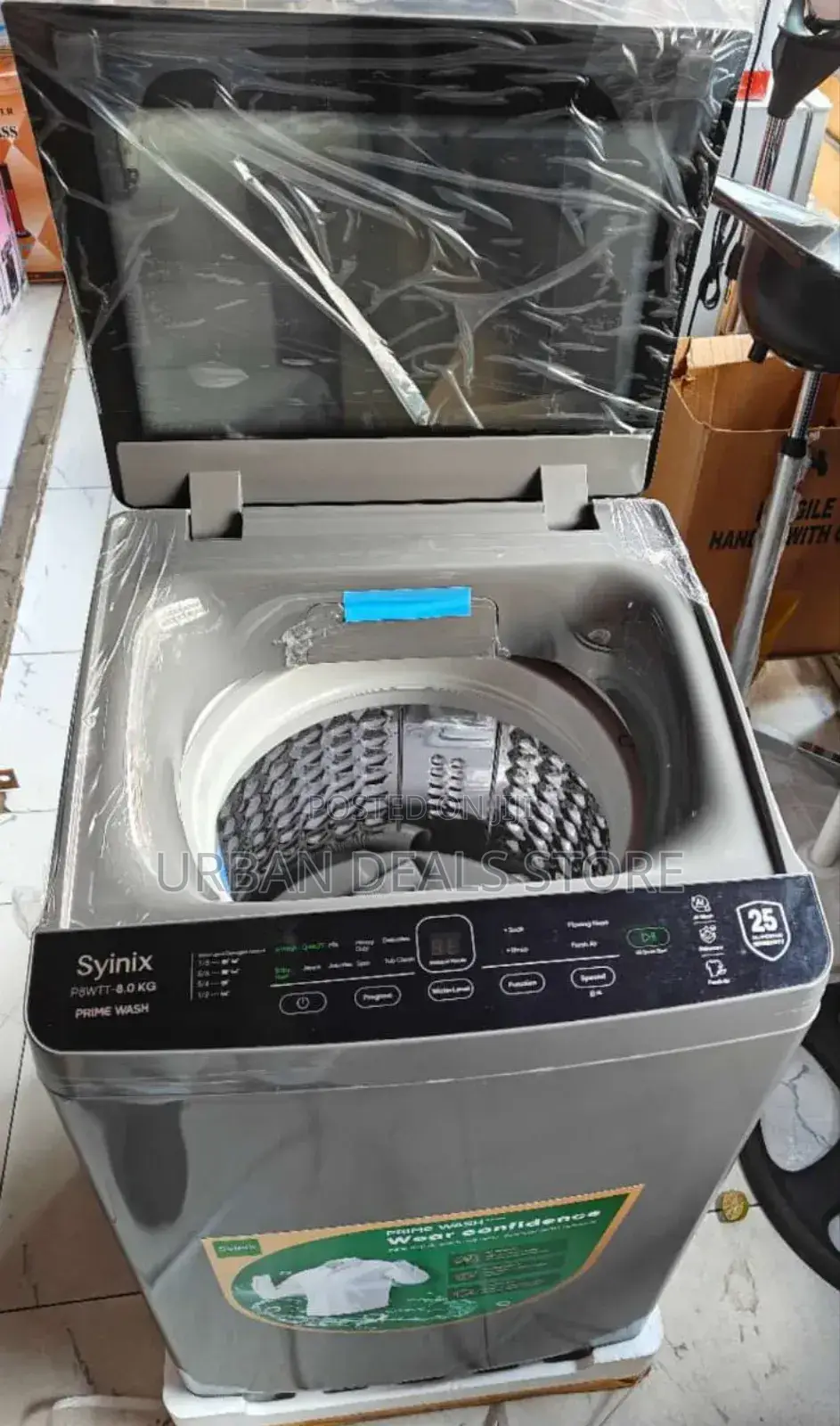 8kg Syinix Top Load Full Automatic Washing Machine