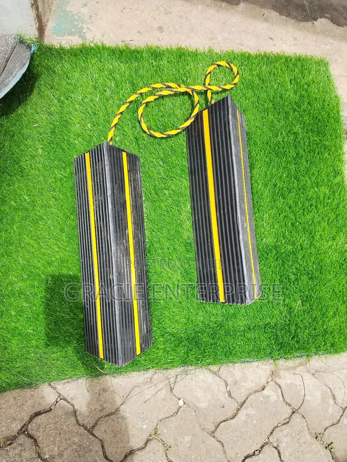 6kgs Aircraft Rubber Wheel Chocks