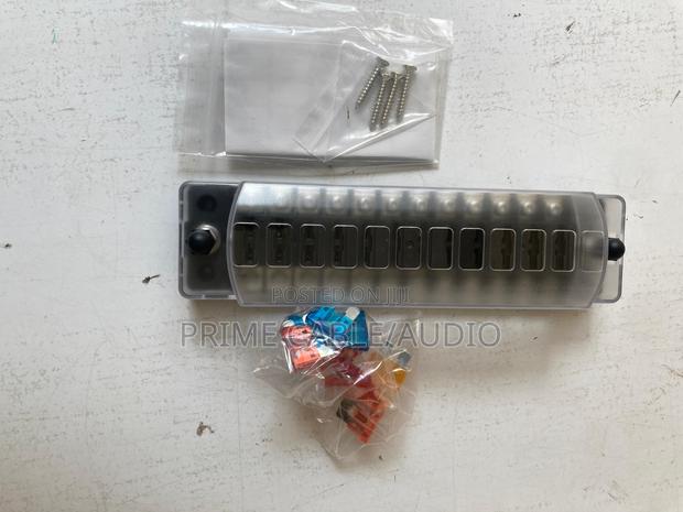 12 Way Fuse Box With Negative Bus Automotive Fuse Block