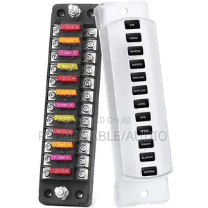 12 Way Fuse Box With Negative Bus Automotive Fuse Block